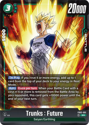 Blazing aura FB02-091 Trunks : Future