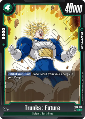 Blazing aura FB02-092 Trunks : Future