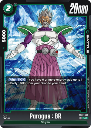 Blazing aura FB02-093 Paragus : BR