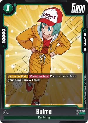 Blazing aura FB02-095 Bulma
