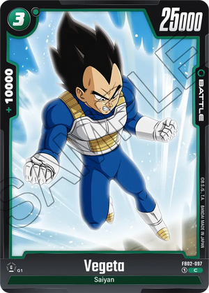 Blazing aura FB02-097 Vegeta