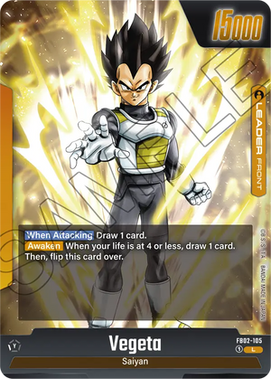 Blazing aura FB02-105 Vegeta
