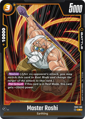 Blazing aura FB02-109 Master Roshi