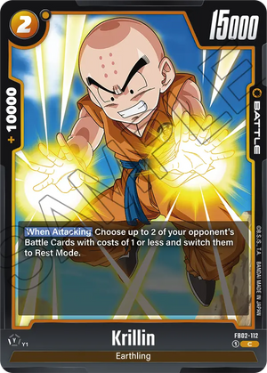 Blazing aura FB02-112 Krillin