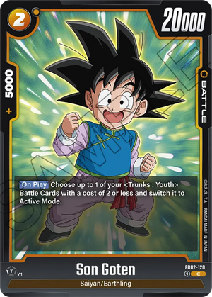 Blazing aura FB02-120 Son Goten