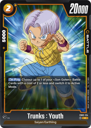 Blazing aura FB02-124 Trunks : Youth