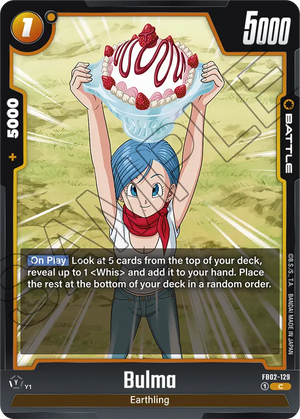 Blazing aura FB02-129 Bulma