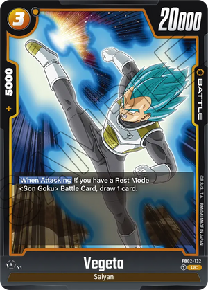 Blazing aura FB02-132 Vegeta
