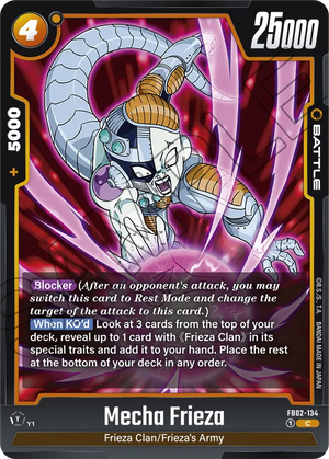 Blazing aura FB02-134 Mecha Frieza