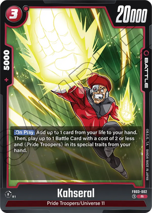 RAGING ROAR FB03-002 Kahseral