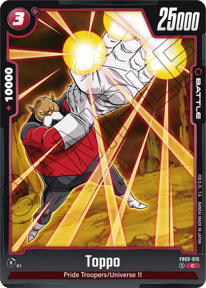 RAGING ROAR FB03-015 Toppo