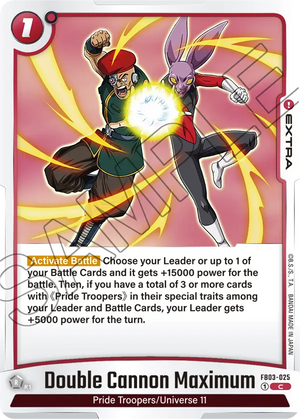 RAGING ROAR FB03-025 Double Cannon Maximum