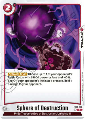 RAGING ROAR FB03-026 Sphere of Destruction