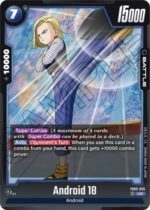 RAGING ROAR FB03-035 Android 18