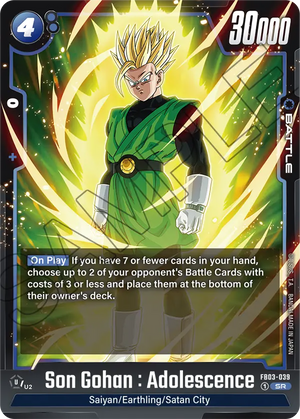 RAGING ROAR FB03-039 Son Gohan : Adolescence