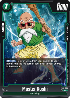 RAGING ROAR FB03-056 Master Roshi