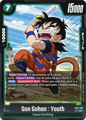RAGING ROAR FB03-066 Son Gohan : Youth