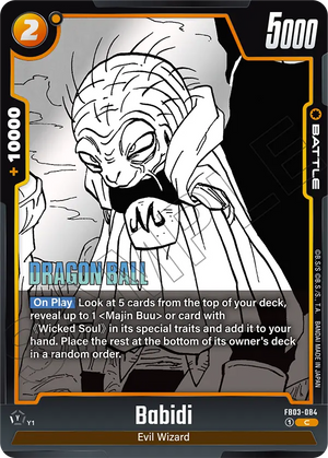 MANGA BOOSTER 01[SB01] FB03-084 Babidi