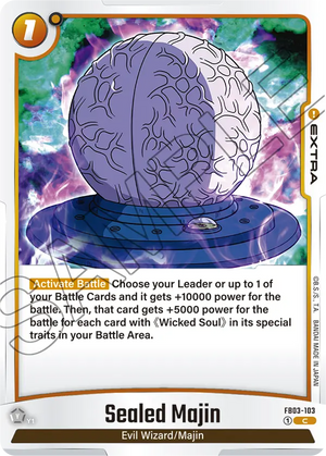 RAGING ROAR FB03-103 Sealed Majin