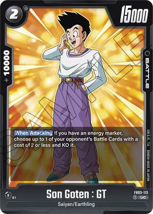 RAGING ROAR FB03-113 Son Goten : GT