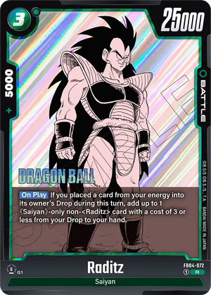 MANGA BOOSTER 01[SB01] FB04-072 Raditz