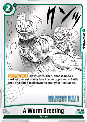 MANGA BOOSTER 01[SB01] FB04-073 A Warm Greeting