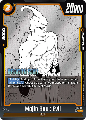MANGA BOOSTER 01[SB01] FB04-091 Majin Buu : Evil