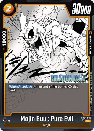 MANGA BOOSTER 01[SB01] FB04-096 Majin Buu : Pure Evil