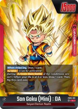 BOOSTER PACK -NEW ADVENTURE- [FB05] FB05-001 Son Goku (Mini) : DA