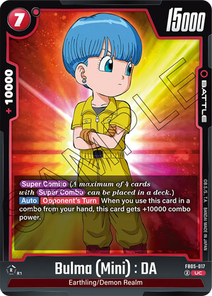 BOOSTER PACK -NEW ADVENTURE- [FB05] FB05-017 Bulma (Mini) : DA