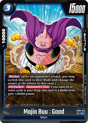 BOOSTER PACK -NEW ADVENTURE- [FB05] FB05-042 Majin Buu : Good