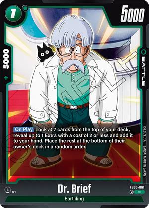 BOOSTER PACK -NEW ADVENTURE- [FB05] FB05-061 Dr. Brief