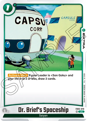 BOOSTER PACK -NEW ADVENTURE- [FB05] FB05-070 Dr. Brief's Spaceship