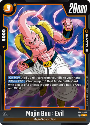 BOOSTER PACK -NEW ADVENTURE- [FB05] FB05-086 Majin Buu : Evil