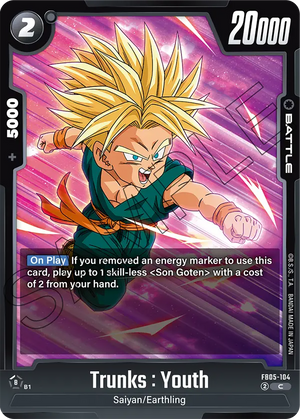 BOOSTER PACK -NEW ADVENTURE- [FB05] FB05-104 Trunks : Youth