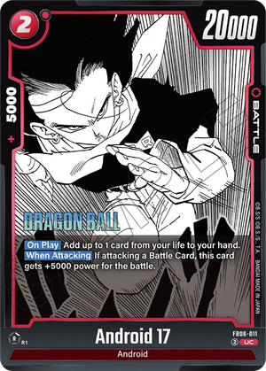 MANGA BOOSTER 01[SB01] FB06-011 Android 17