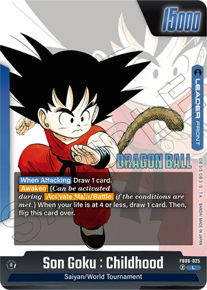 MANGA BOOSTER 01[SB01] FB06-025 Son Goku : Childhood