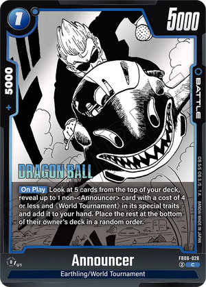MANGA BOOSTER 01[SB01] FB06-026 Announcer