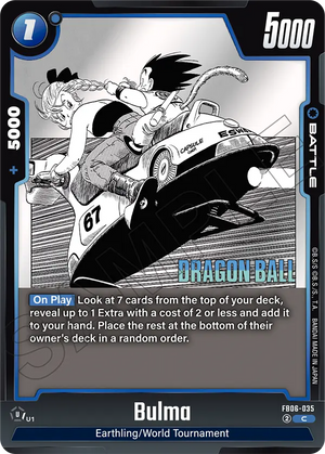 MANGA BOOSTER 01[SB01] FB06-035 Bulma