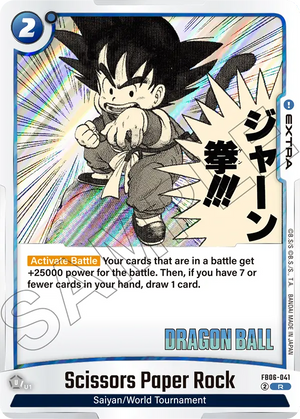 MANGA BOOSTER 01[SB01] FB06-041 Scissors Paper Rock