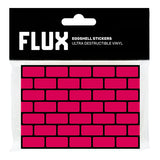 FLUX Eggshell Stickers 50 pcs Bricks Magenta