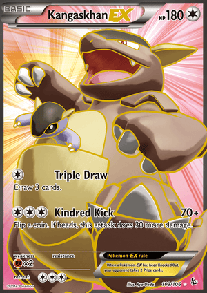 Flashfire 103 Kangaskhan-EX