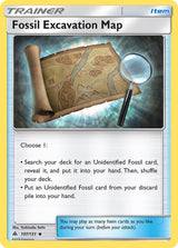 Forbidden Light 107 Fossil Excavation Map