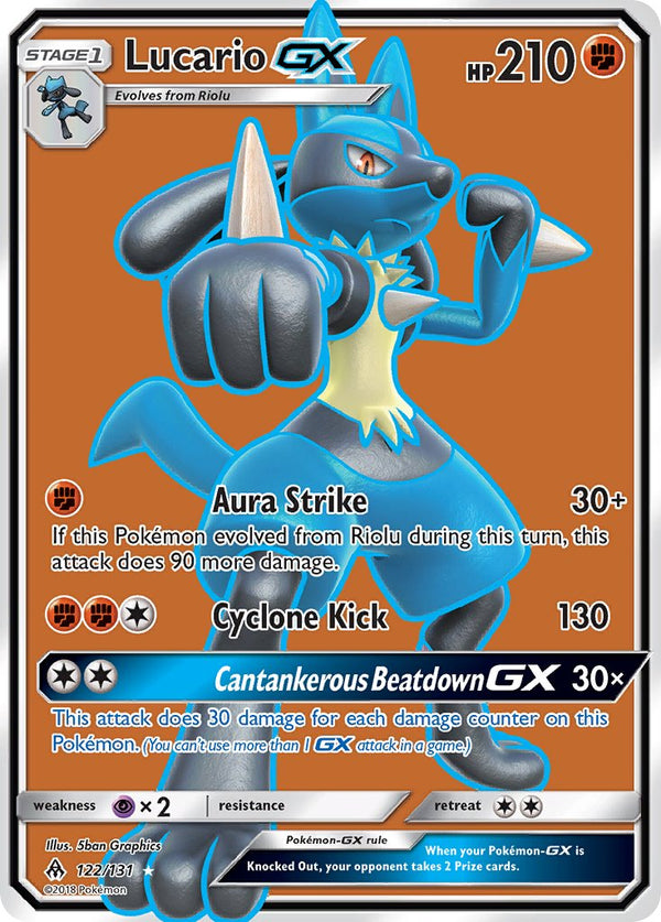 Forbidden Light 122 Lucario-GX