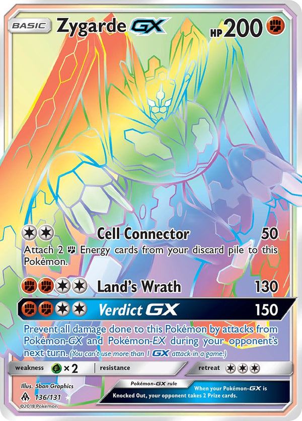 Forbidden Light 136 Zygarde-GX