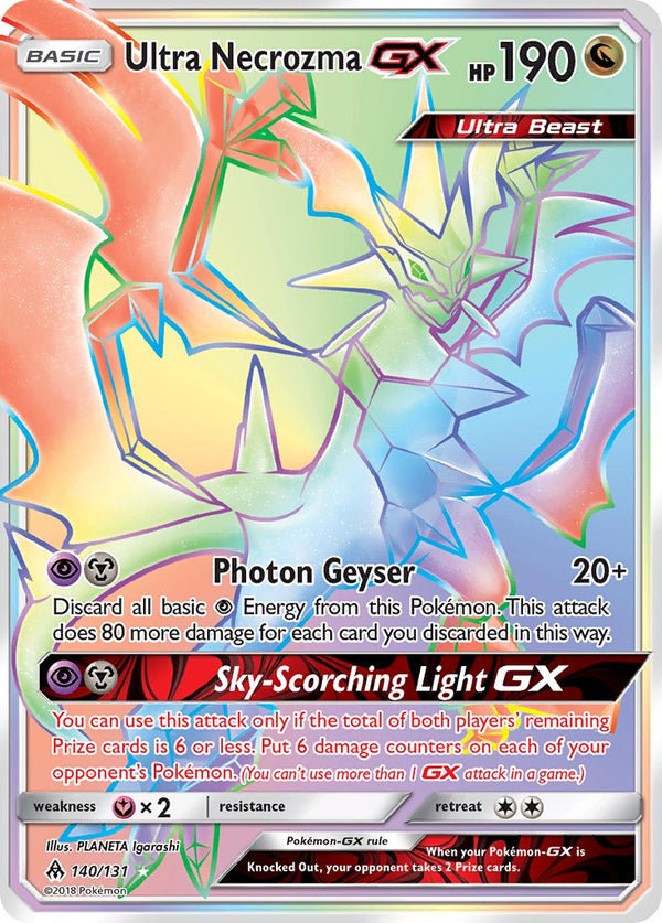 Forbidden Light 140 Ultra Necrozma-GX