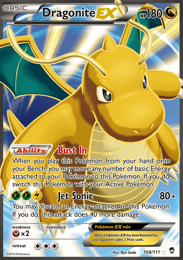 Furious Fists 108 Dragonite-EX