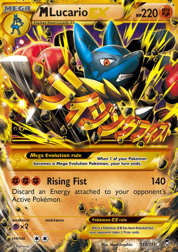 Furious Fists 113 Mega Lucario-EX