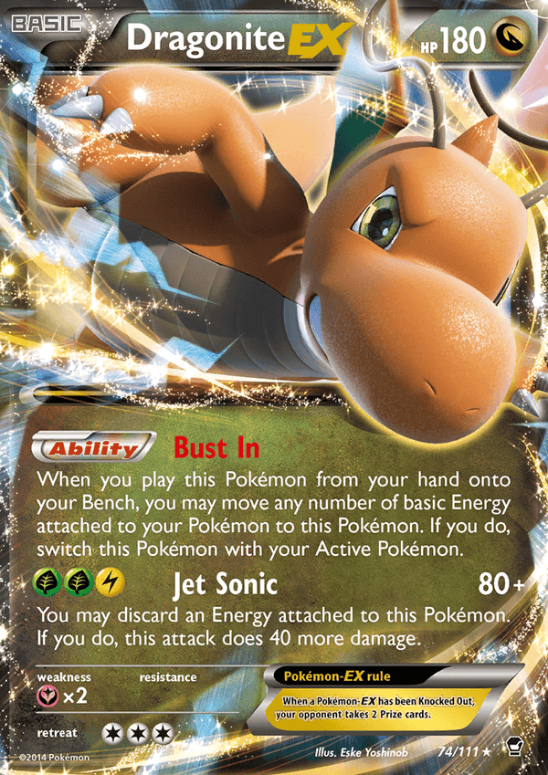 Furious Fists 074 Dragonite-EX