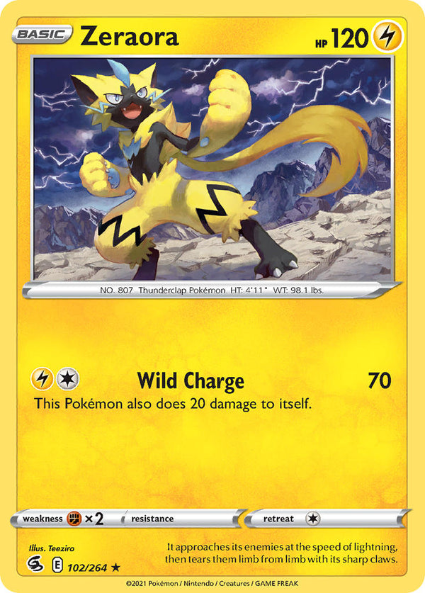 Fusion Strike 102 Zeraora